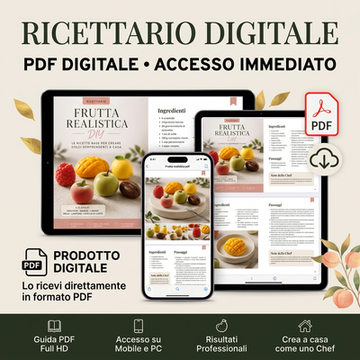 VIDEO Ricettario Frutta Realistica DIGITALE